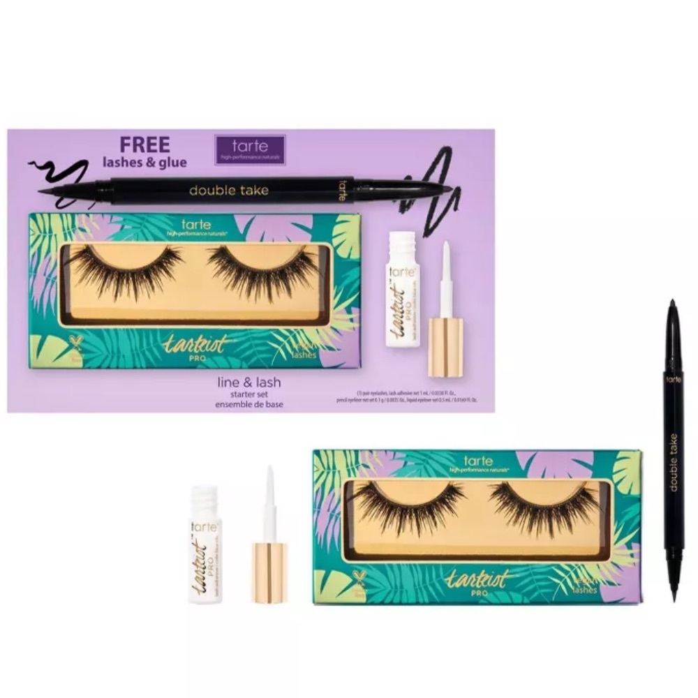 SOLD NiB tarte line & lash starter set